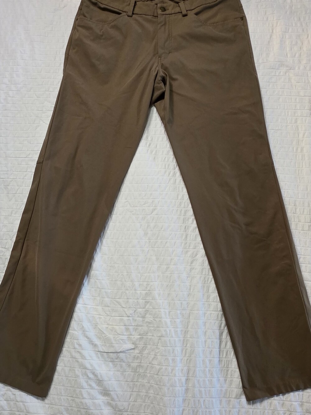 Lululemon Pants Causal Khaki Slack Pants Sz 34 Waist